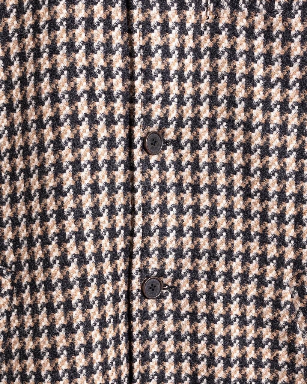 Long Swing Coat Cortina Tweed Sand - UNIVERSAL WORKS