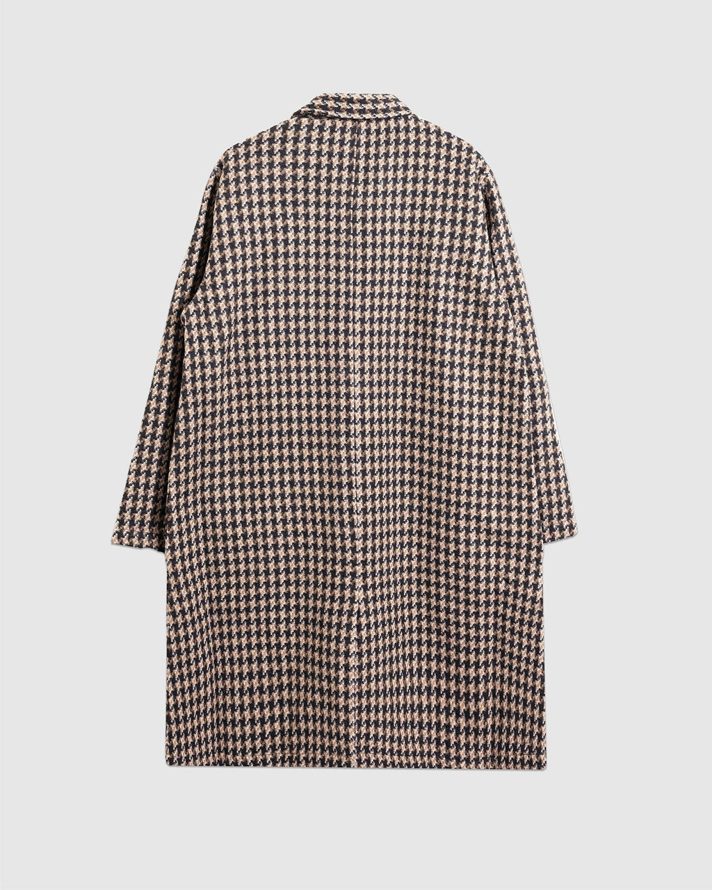 Long Swing Coat Cortina Tweed Sand - UNIVERSAL WORKS