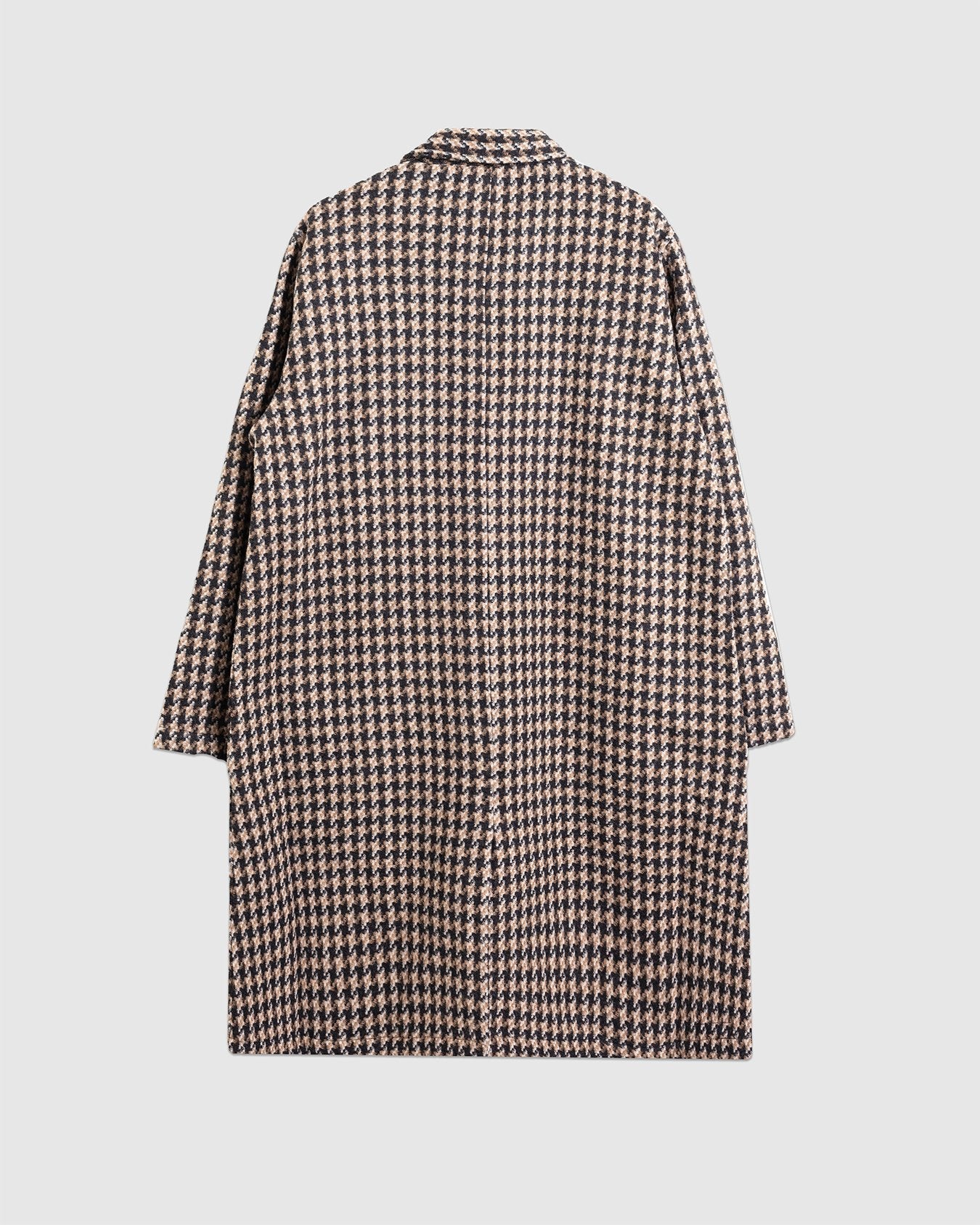 Long Swing Coat Cortina Tweed Sand - UNIVERSAL WORKS