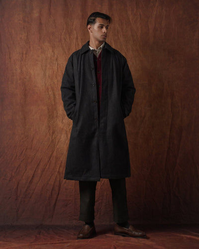 Mac Coat Mowbray Grey Marl - UNIVERSAL WORKS