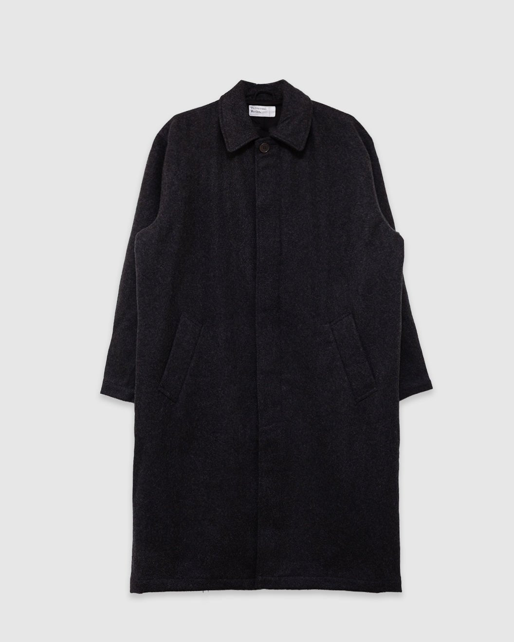 Mac Coat Mowbray Grey Marl - UNIVERSAL WORKS