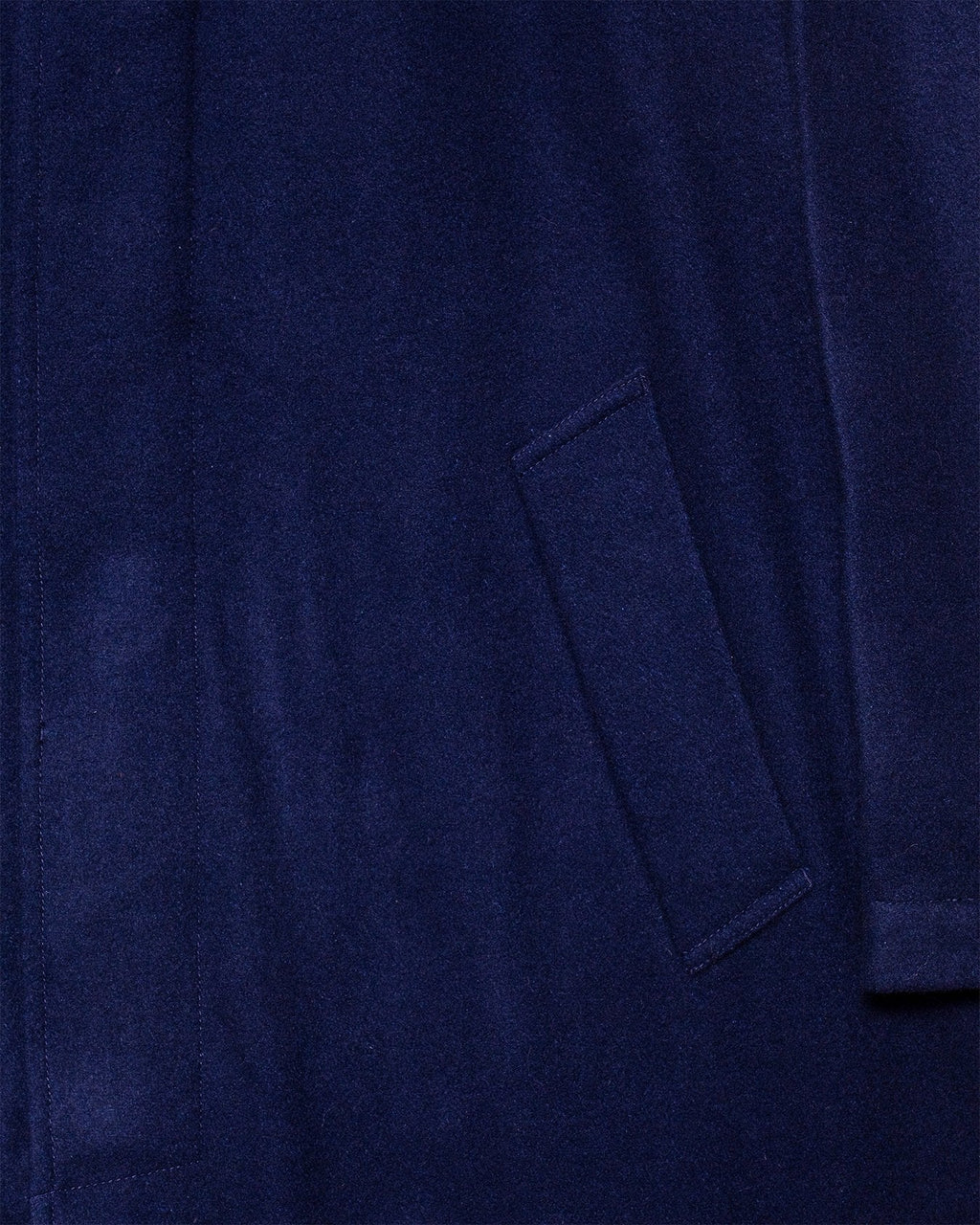 Mac Coat Navy Mowbray - UNIVERSAL WORKS