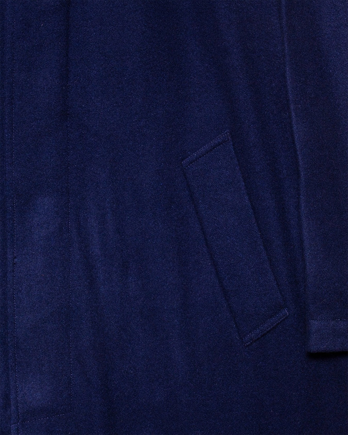 Mac Coat Navy Mowbray - UNIVERSAL WORKS