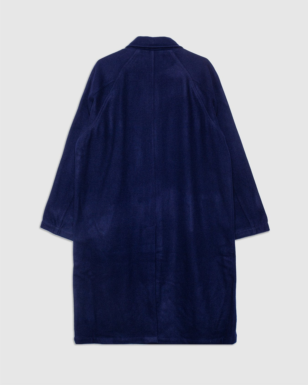 Mac Coat Navy Mowbray - UNIVERSAL WORKS