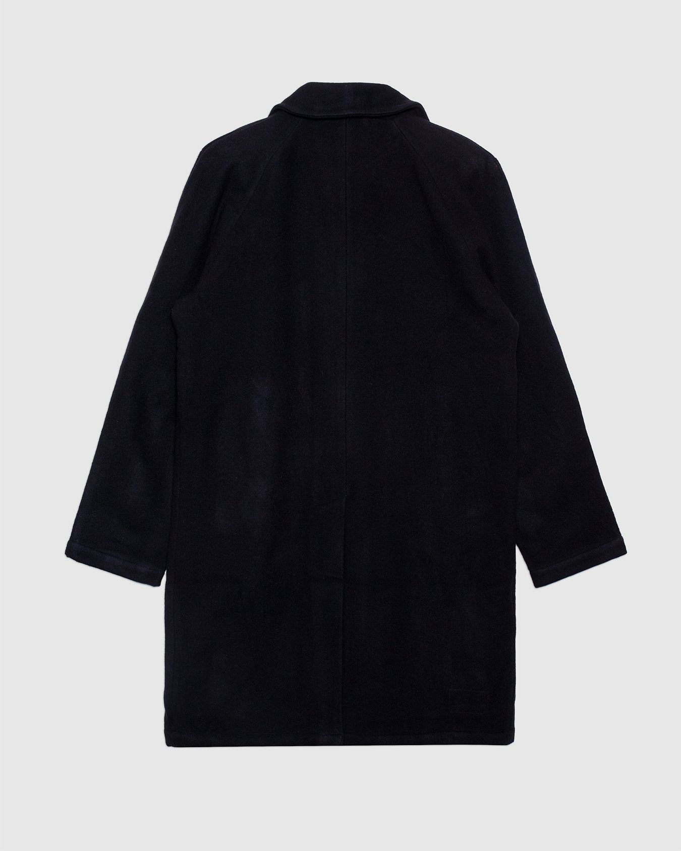 Manhattan Coat Black Mowbray - UNIVERSAL WORKS