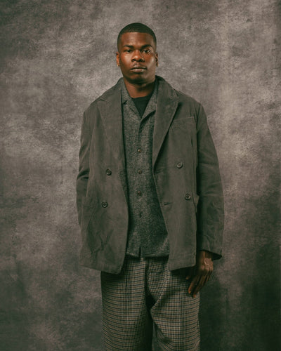 Manor Jacket Charcoal Corduroy - UNIVERSAL WORKS