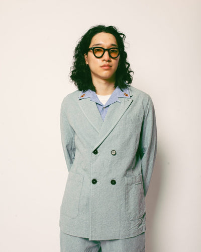Manor Jacket Reworked Jean Cloth - Indigo - UNIVERSAL WORKS