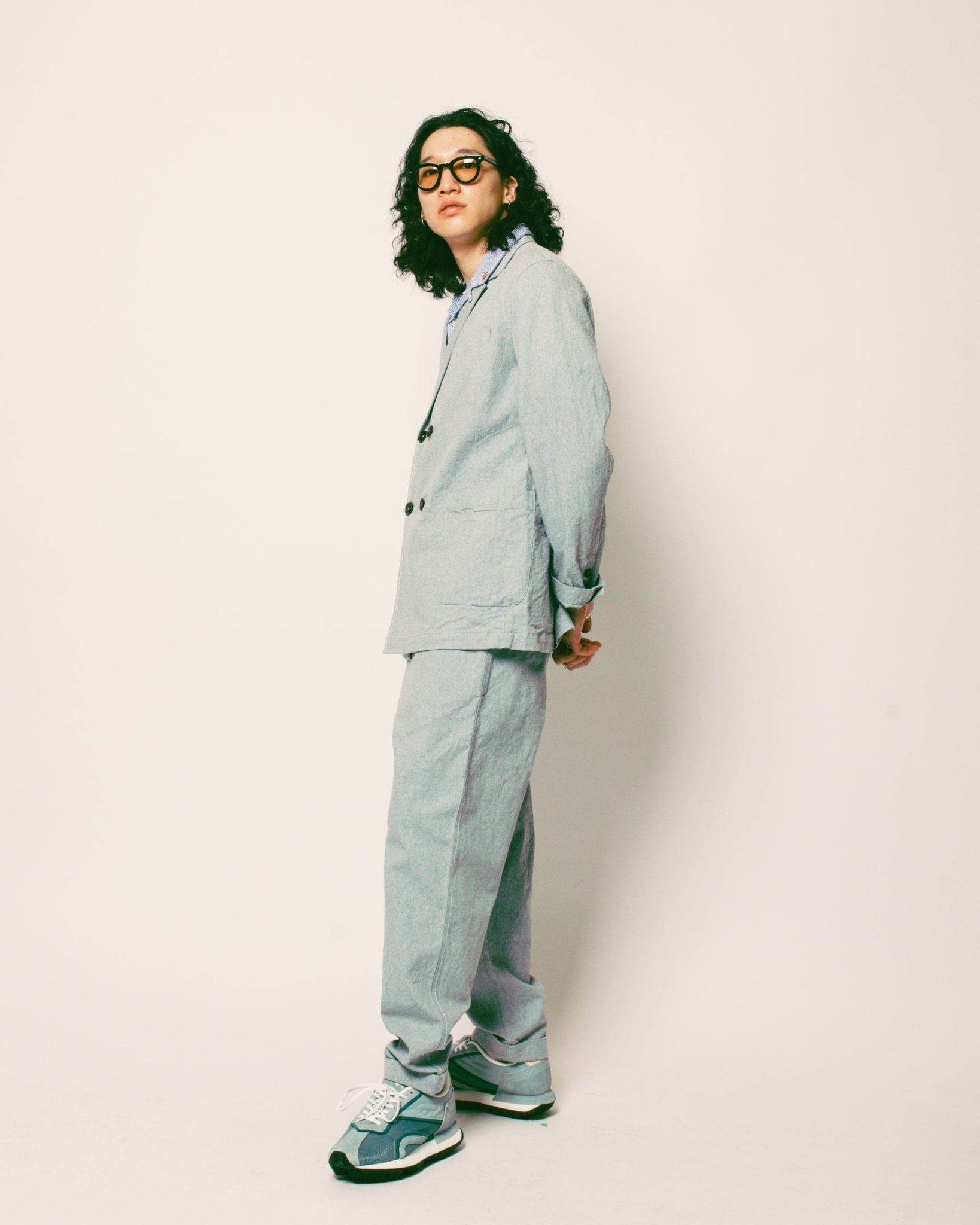 Manor Jacket Reworked Jean Cloth - Indigo - UNIVERSAL WORKS