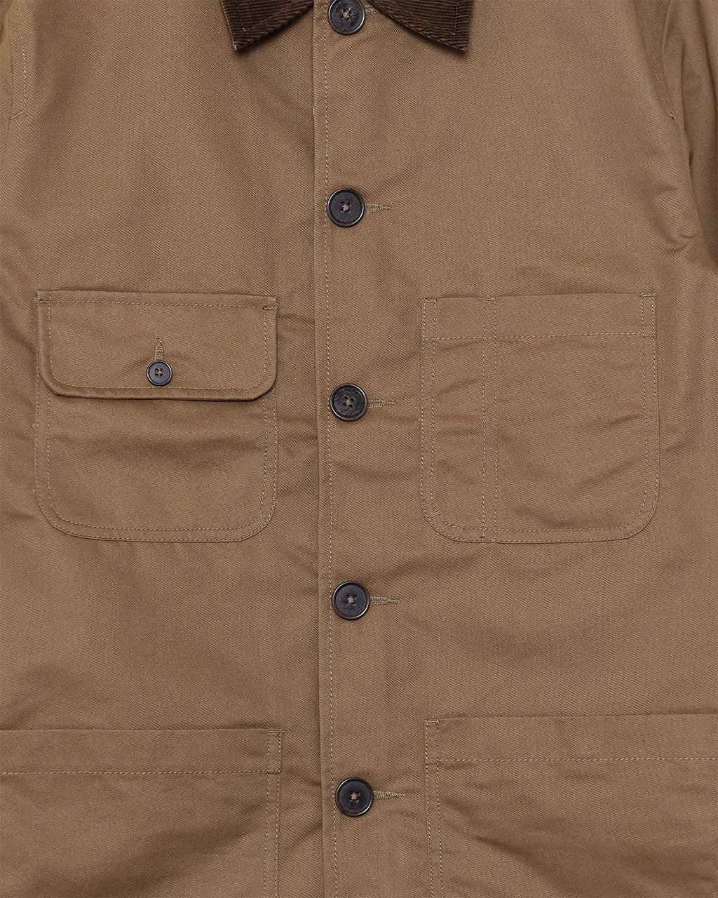 Merchant Jacket Khaki Brushed Polytech - UNIVERSAL WORKS