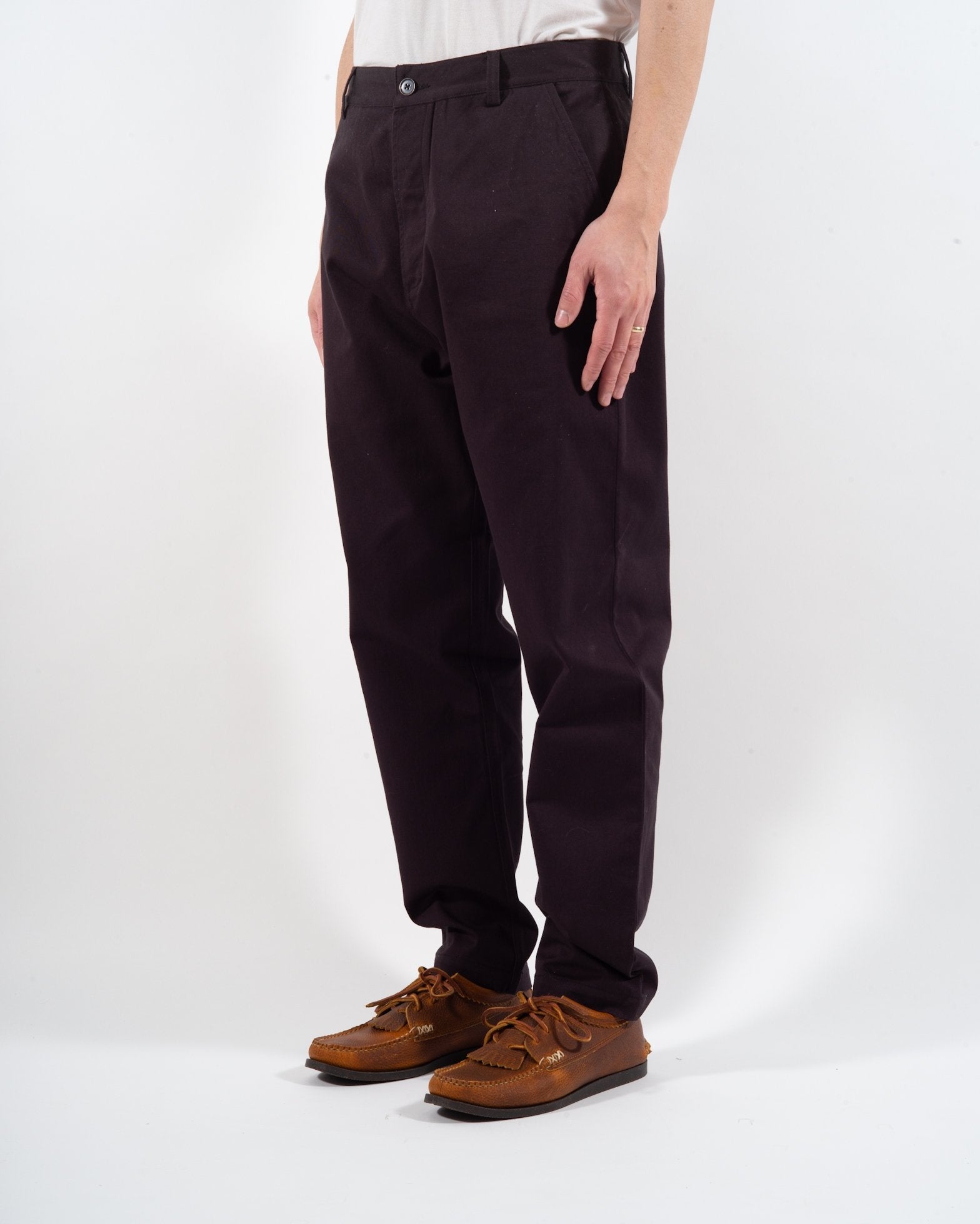 Military Chino in Twill - Black - UNIVERSAL WORKS