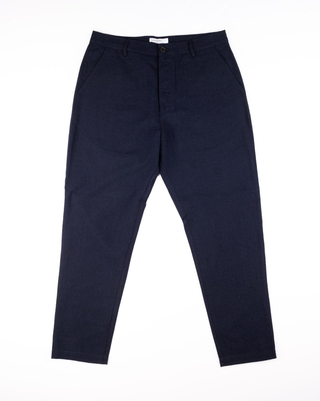 Military Chino Lord Cotton Linen - Navy - UNIVERSAL WORKS