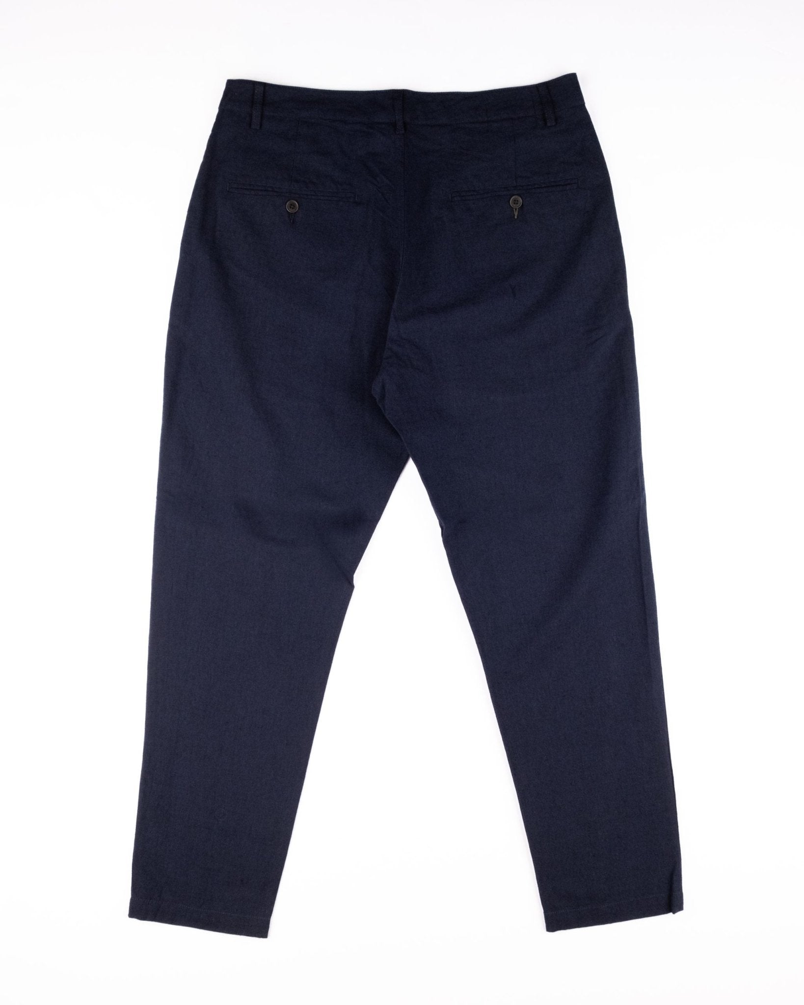Military Chino Lord Cotton Linen - Navy - UNIVERSAL WORKS