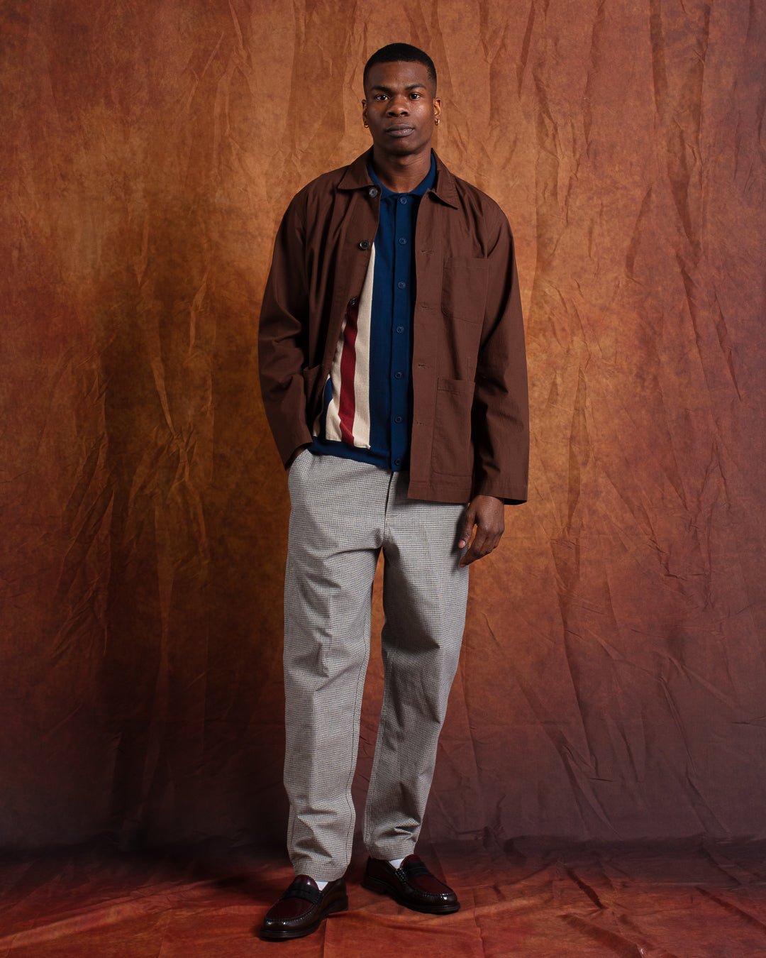 Military Chino Lucas Cotton Mix Multi - UNIVERSAL WORKS