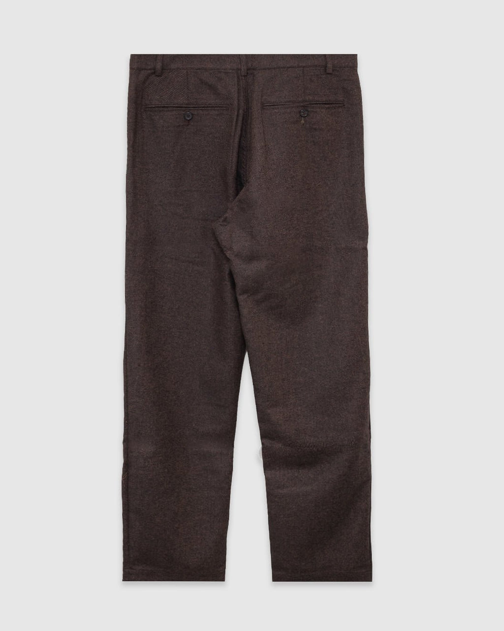 Military Chino Recycled Italian Tweed Brown - UNIVERSAL WORKS