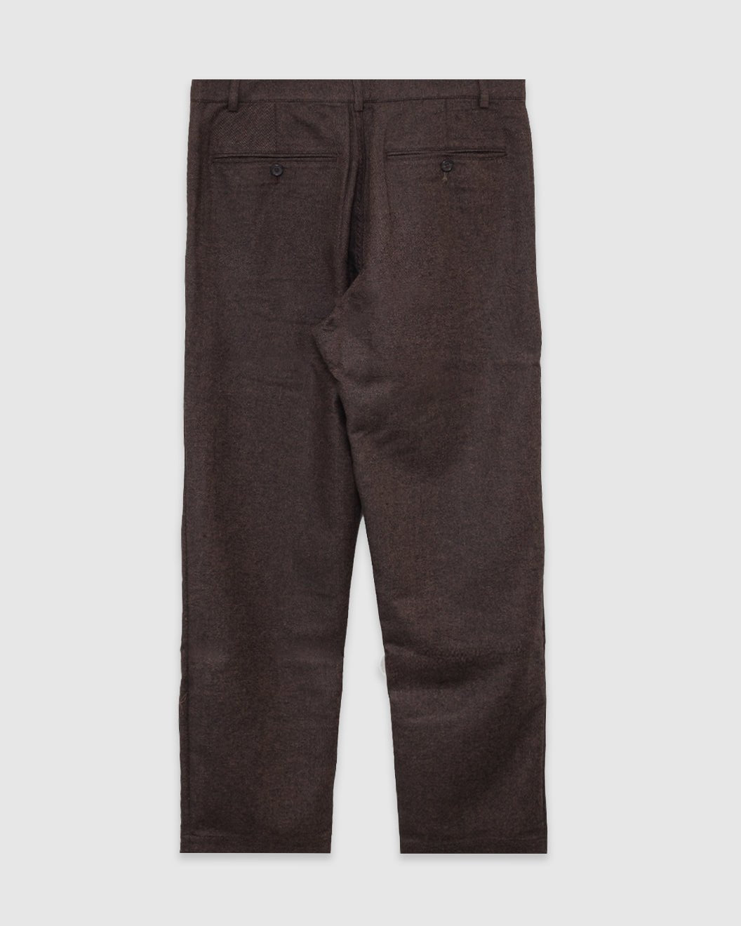 Military Chino Recycled Italian Tweed Brown - UNIVERSAL WORKS