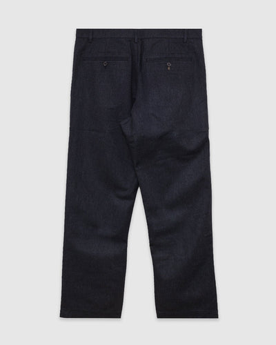 Military Chino Recycled Italian Tweed Charcoal - UNIVERSAL WORKS