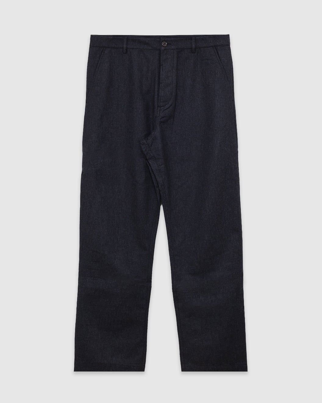 Military Chino Recycled Italian Tweed Charcoal - UNIVERSAL WORKS