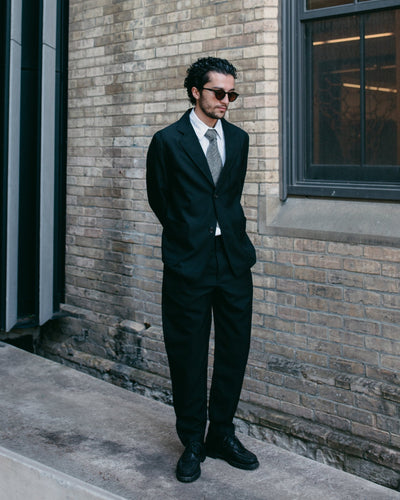 Military Chino Tropical Suiting Black - UNIVERSAL WORKS