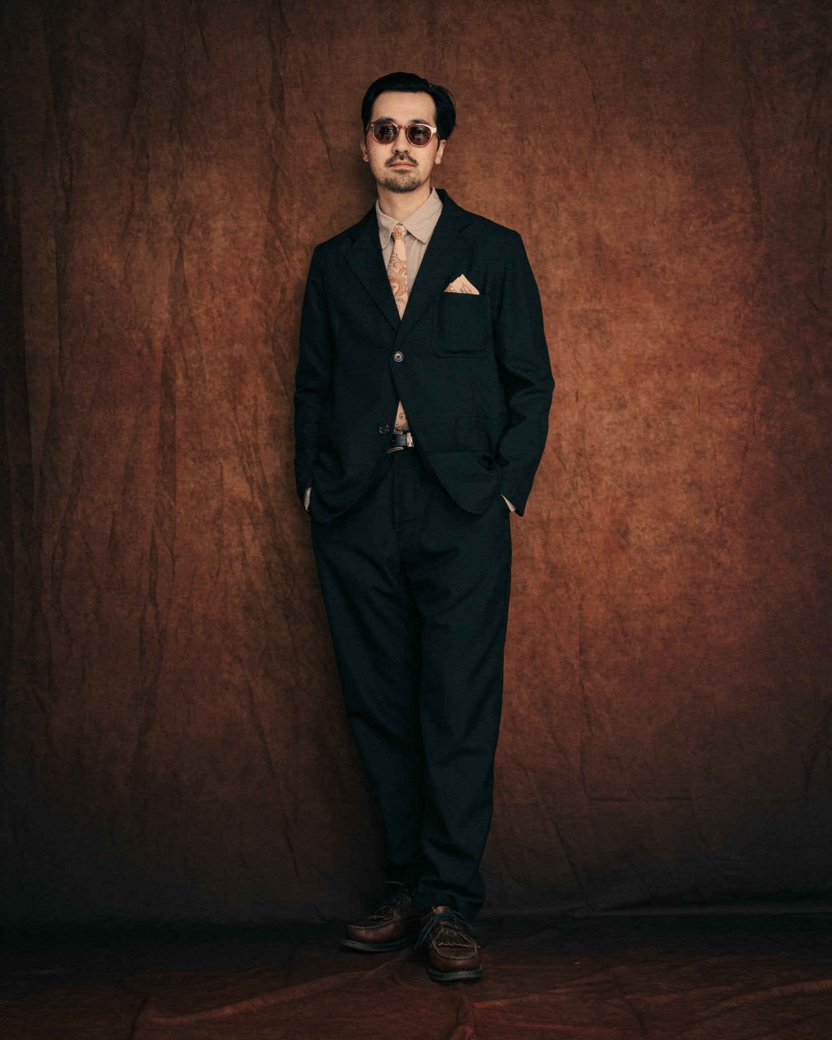 Military Chino Tropical Suiting Black - UNIVERSAL WORKS