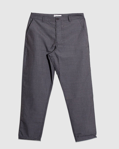 Military Chino Tropical Suiting - Grey Marl - UNIVERSAL WORKS