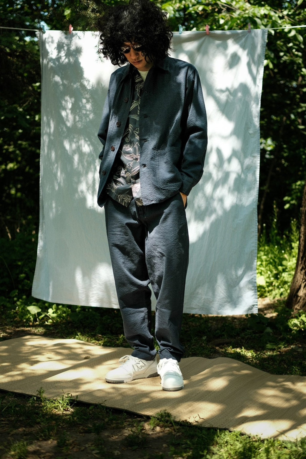 Military Chino Twill Navy - UNIVERSAL WORKS