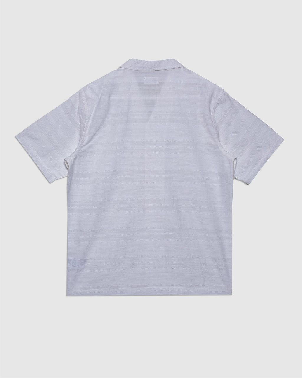 Minari Shirt Deffe Self Stripe - Ecru - UNIVERSAL WORKS