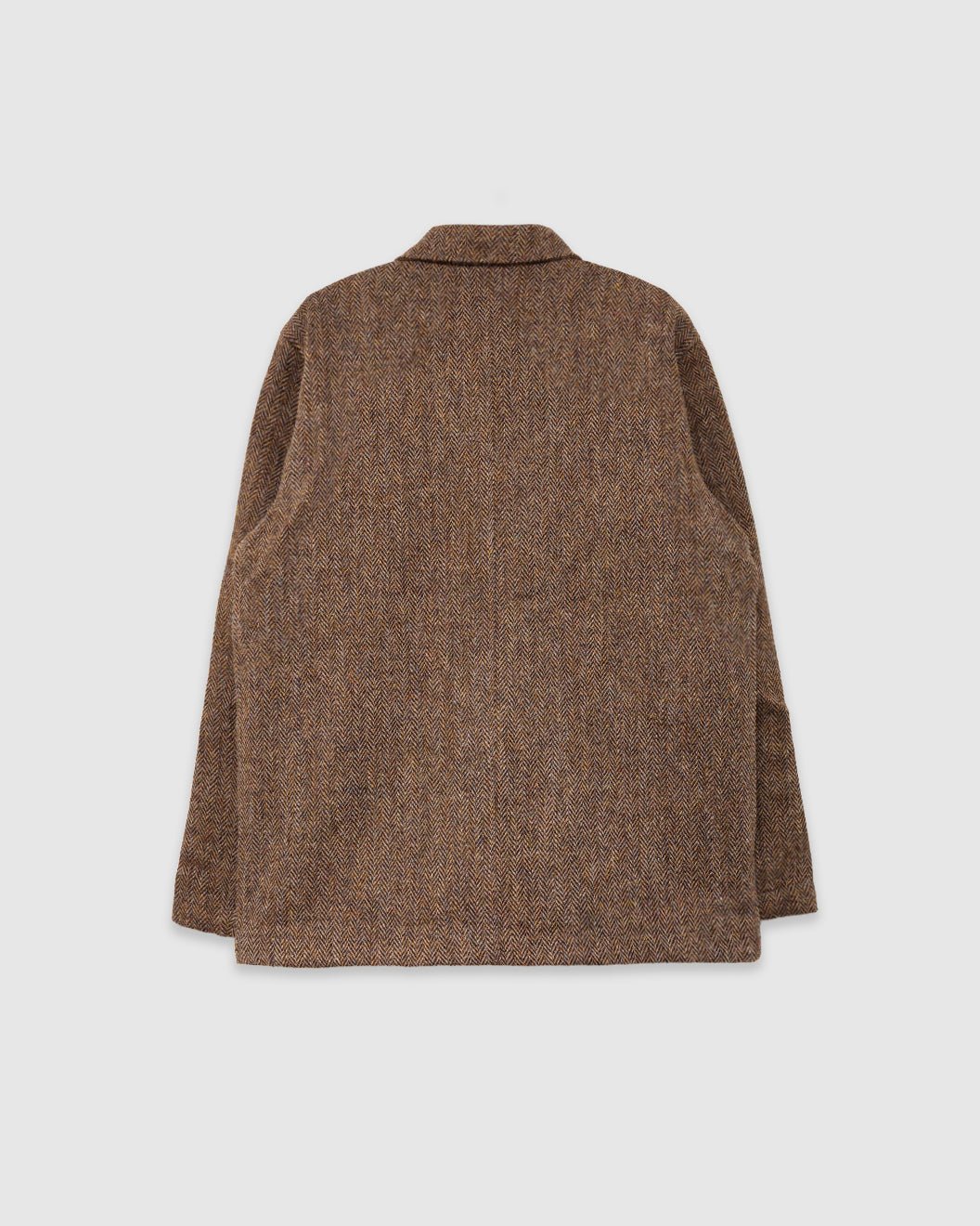 OG Bakers Jacket Harris Tweed Sand/Brown - UNIVERSAL WORKS