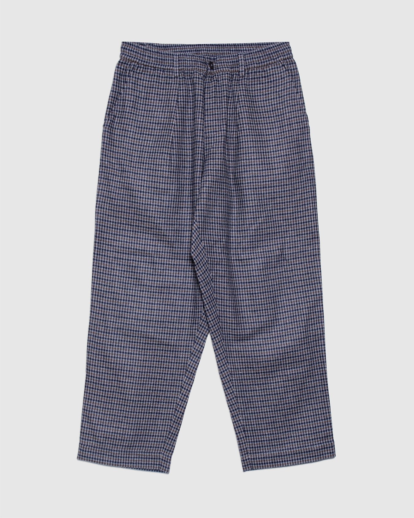 Oxford Pant Charcoal Houndstooth Wool Mix - UNIVERSAL WORKS