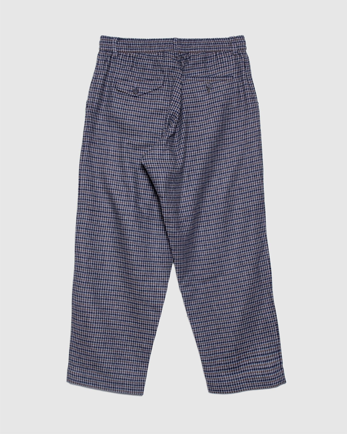 Oxford Pant Charcoal Houndstooth Wool Mix - UNIVERSAL WORKS