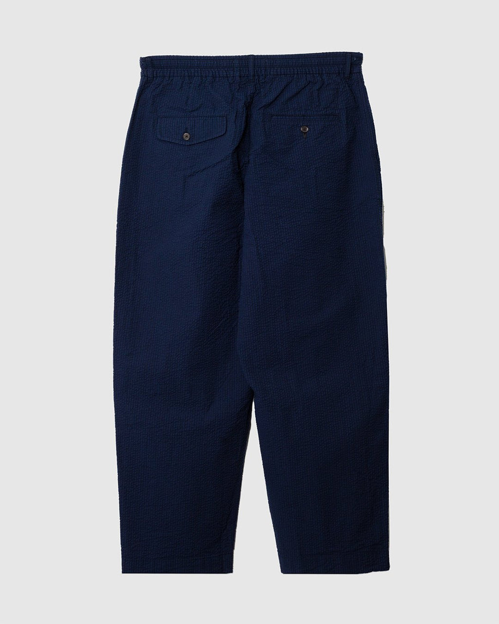 Oxford Pant Derby Stripe Navy - UNIVERSAL WORKS