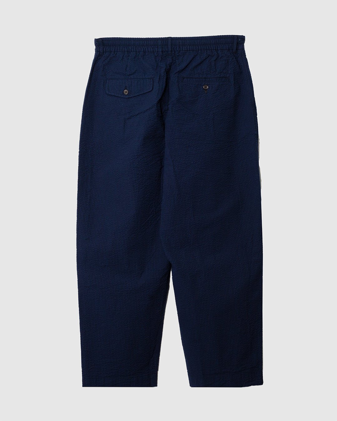Oxford Pant Derby Stripe Navy - UNIVERSAL WORKS