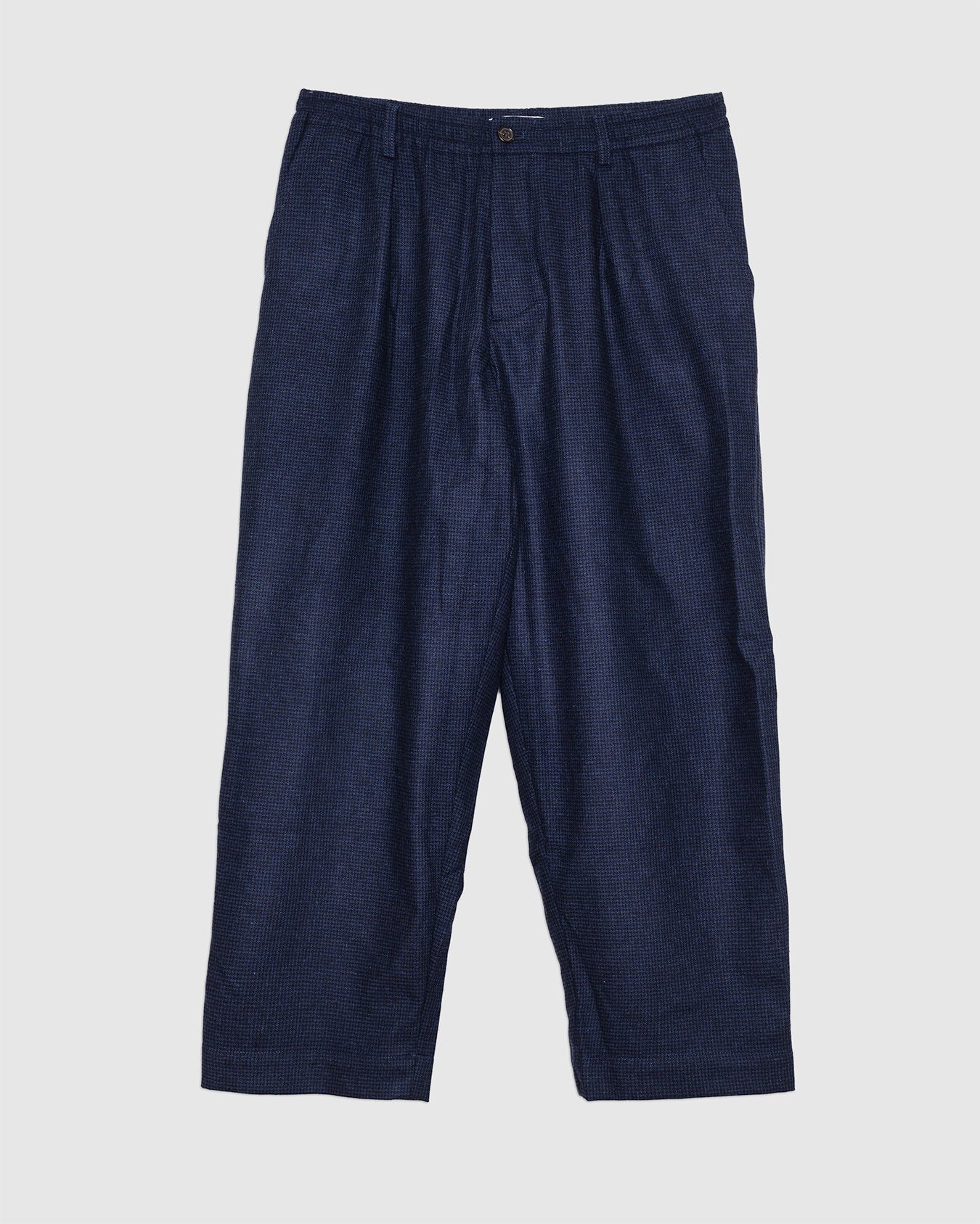 Oxford Pant Navy Brushed Bari - UNIVERSAL WORKS