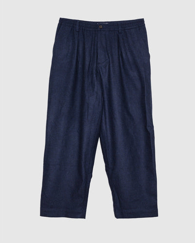 Oxford Pant Navy Brushed Bari - UNIVERSAL WORKS