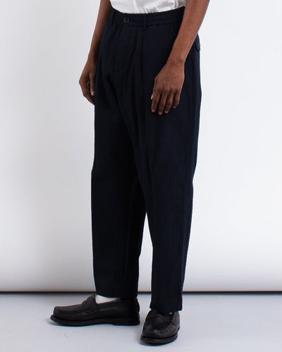 Oxford Pant Ospina Cotton Dark Navy - UNIVERSAL WORKS