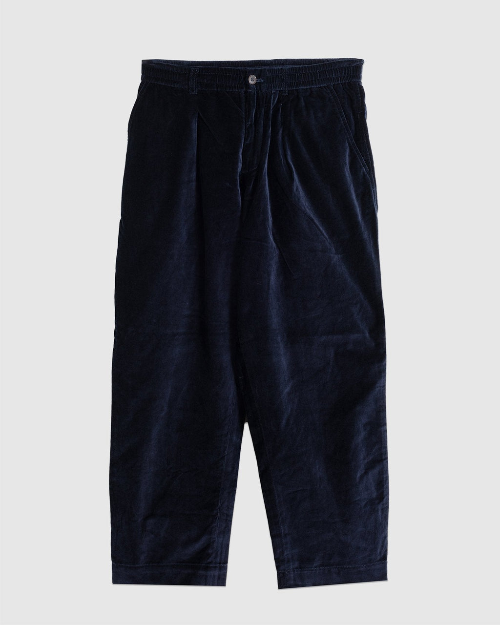 Oxford Pant Velveteen Navy - UNIVERSAL WORKS