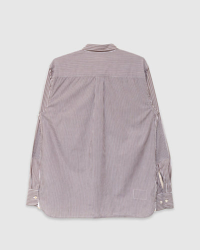 Patched Shirt Queens Cotton Brown - UNIVERSAL WORKS