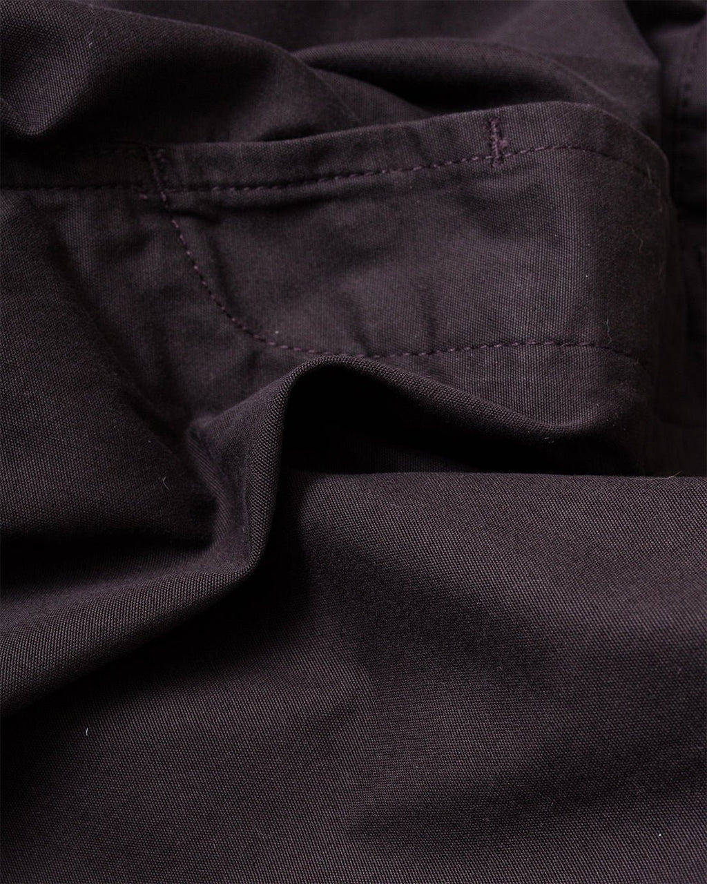 Pleated Track Pant Summer Canvas Licorice - UNIVERSAL WORKS