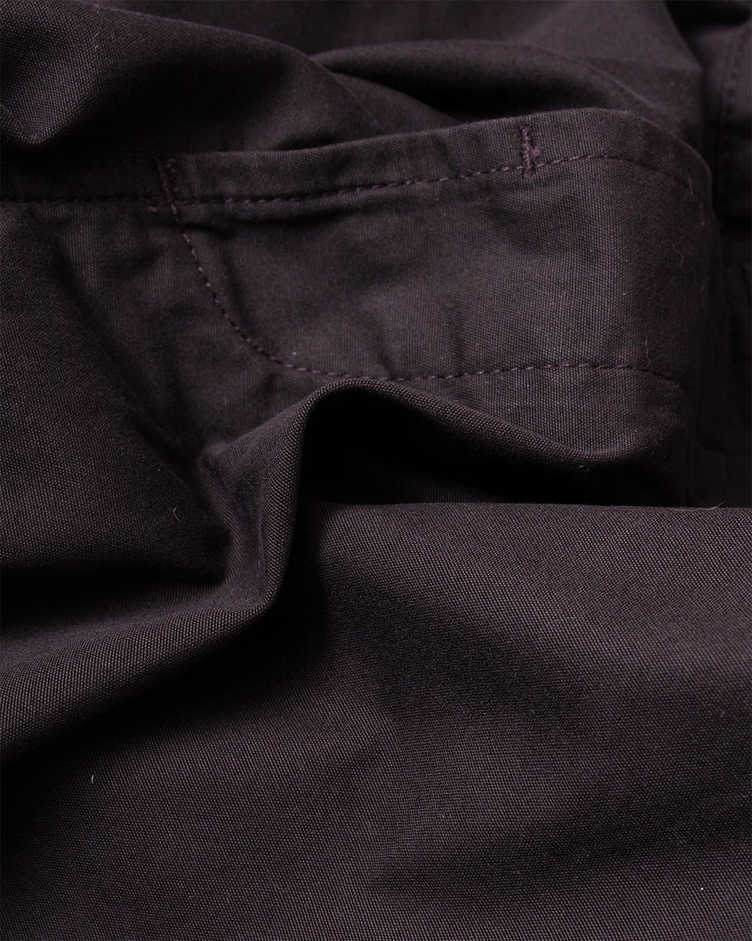 Pleated Track Pant Summer Canvas Licorice - UNIVERSAL WORKS
