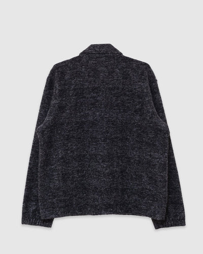 Rams Jacket Wool Mix Knit Grey Marl - UNIVERSAL WORKS
