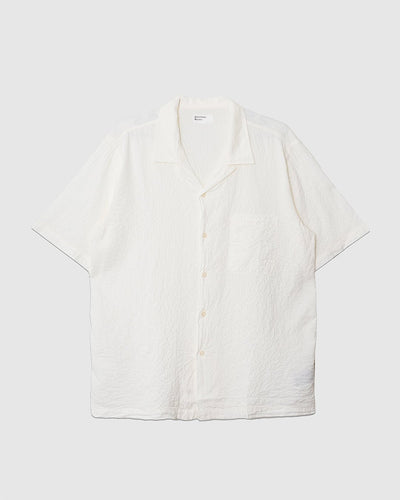 Road Shirt Arten Seersucker Ecru - UNIVERSAL WORKS