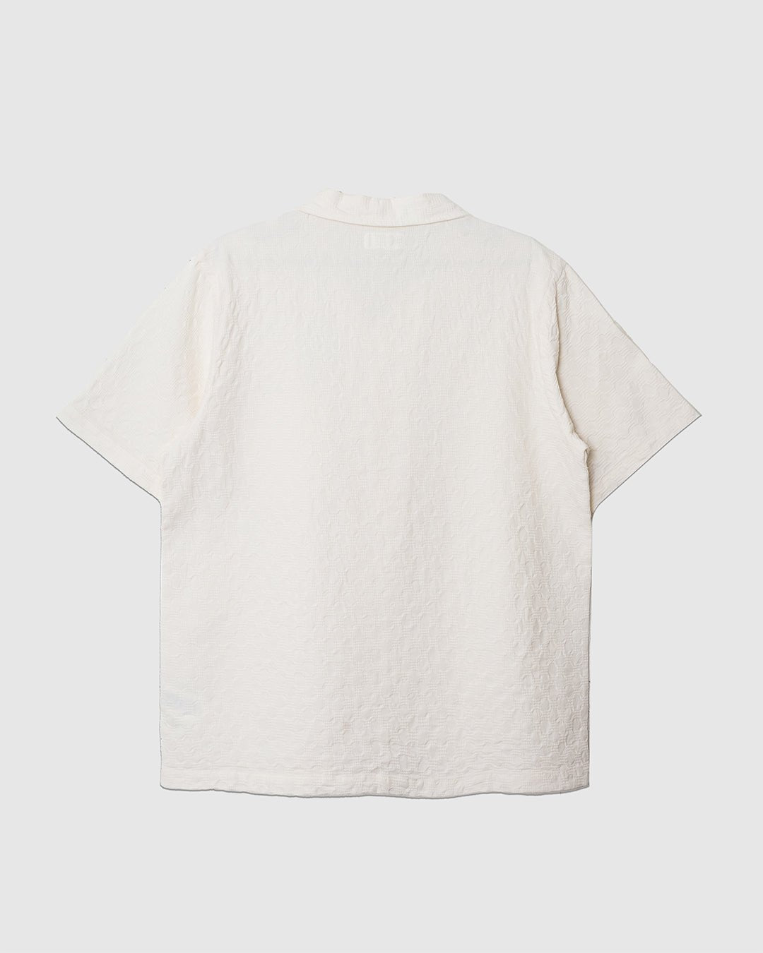 Road Shirt Dot Waffle Ecru - UNIVERSAL WORKS