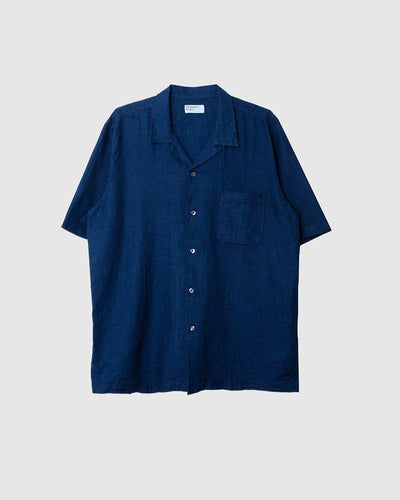 Road Shirt Lincot Denim Indigo - UNIVERSAL WORKS