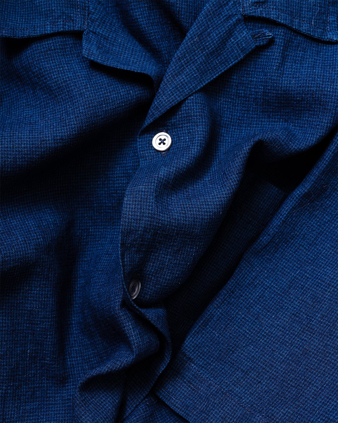 Road Shirt Lincot Denim Indigo - UNIVERSAL WORKS