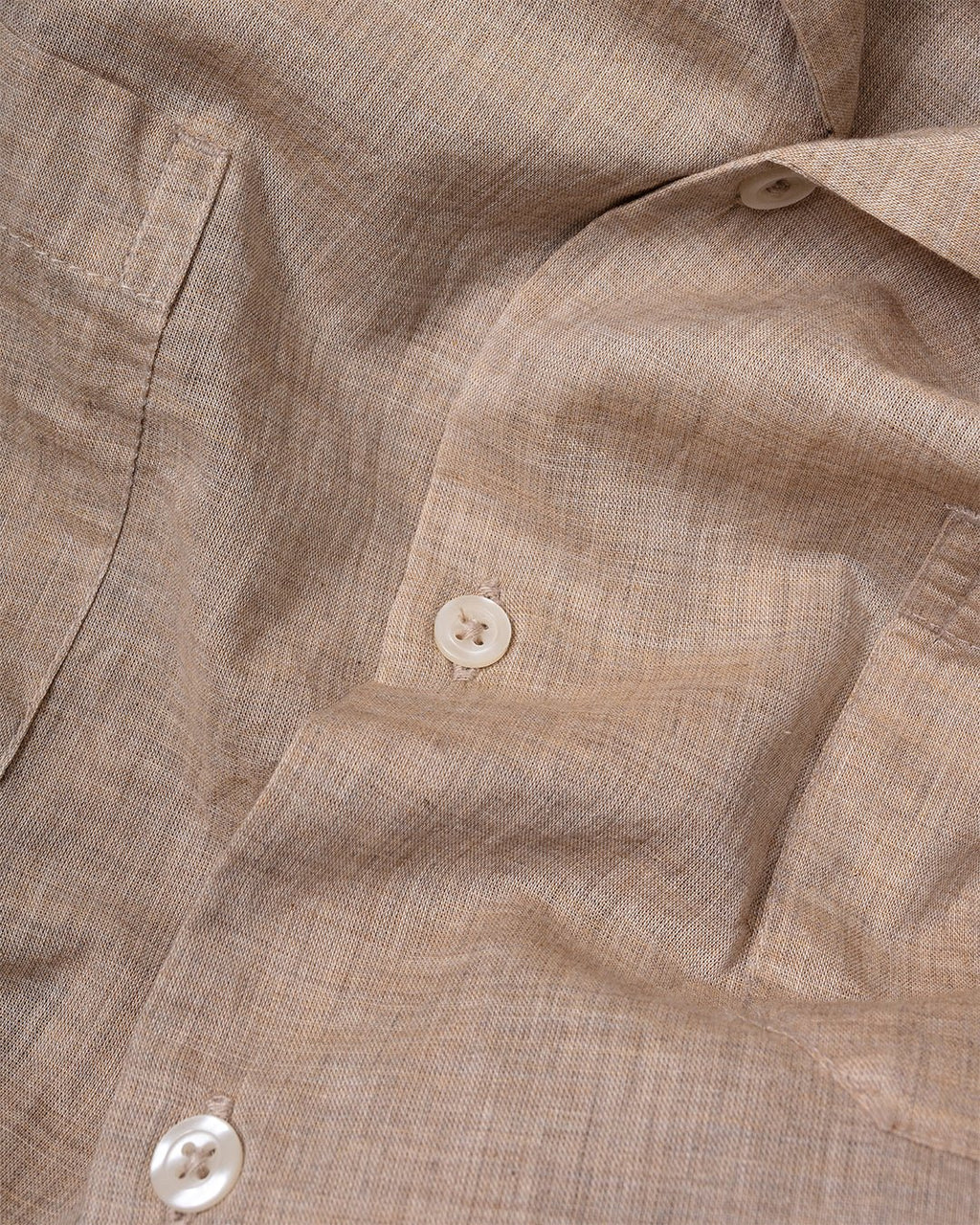 Sal Road Shirt Fine Organic Cotton Beige - UNIVERSAL WORKS