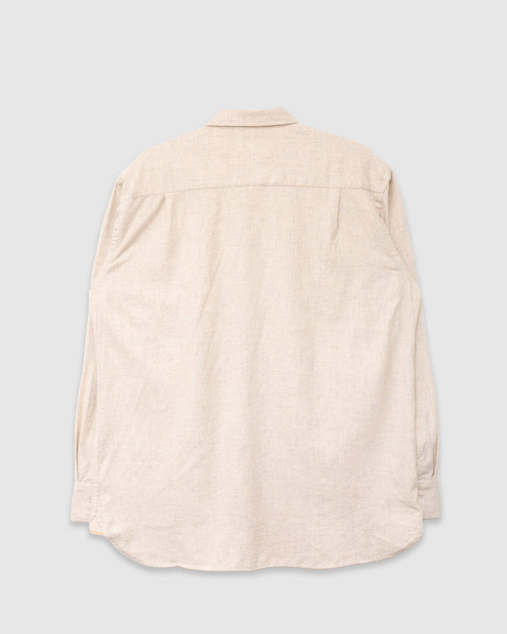 Square Pocket Shirt Brushed Flannel Ecru - UNIVERSAL WORKS