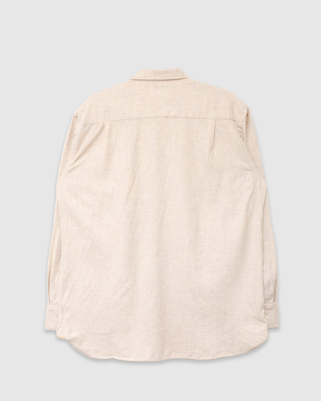 Square Pocket Shirt Brushed Flannel Ecru - UNIVERSAL WORKS