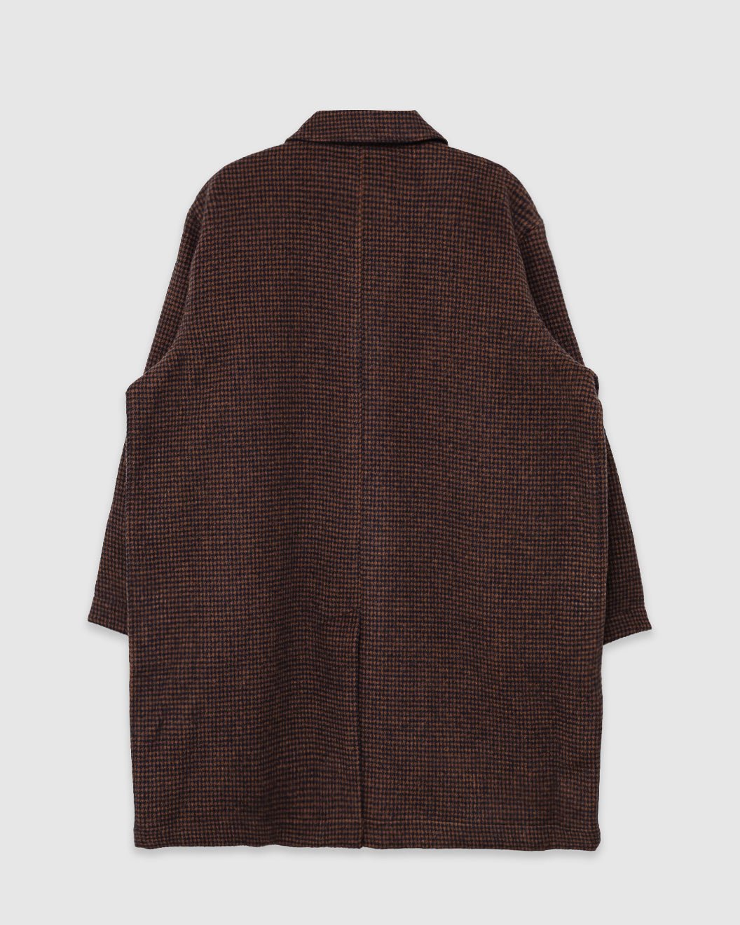 Stan Coat Wool Tweed Mix Navy/Brown - UNIVERSAL WORKS