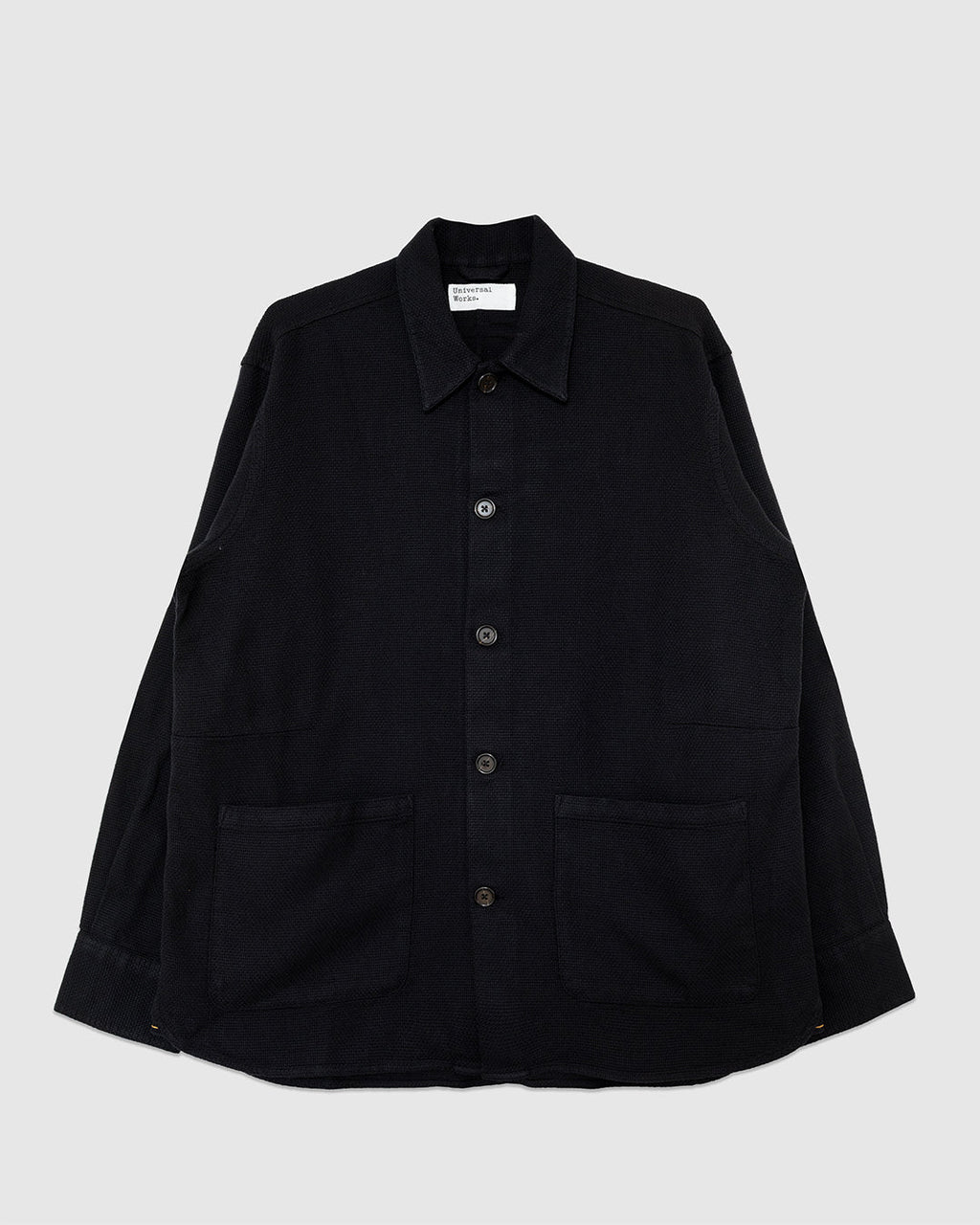 Travail Overshirt Kendal Cotton Black - UNIVERSAL WORKS