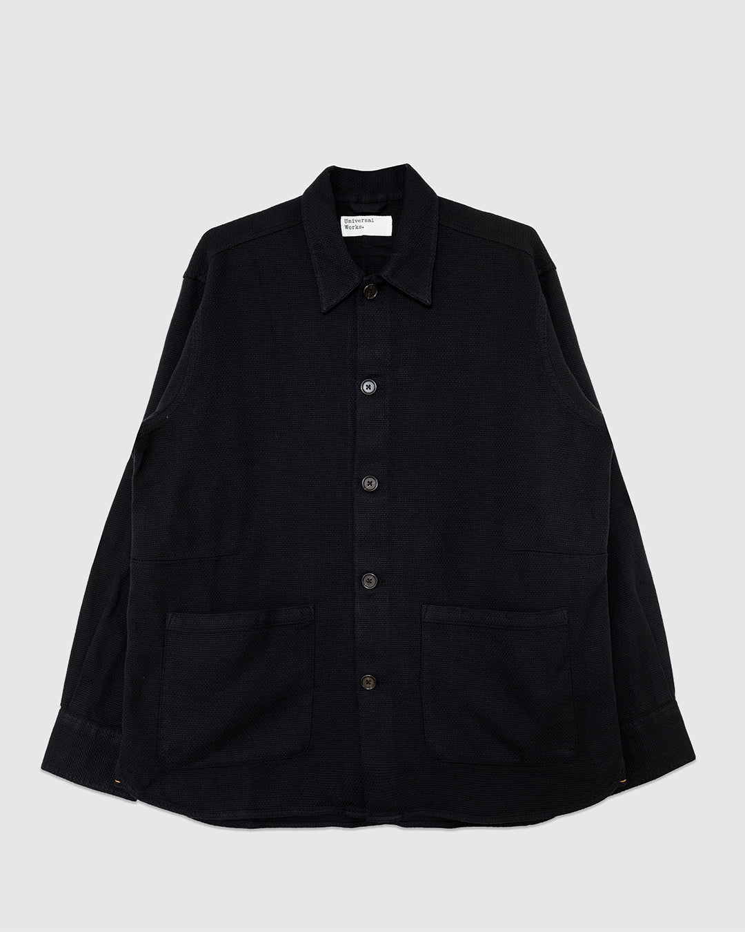 Travail Overshirt Kendal Cotton Black - UNIVERSAL WORKS