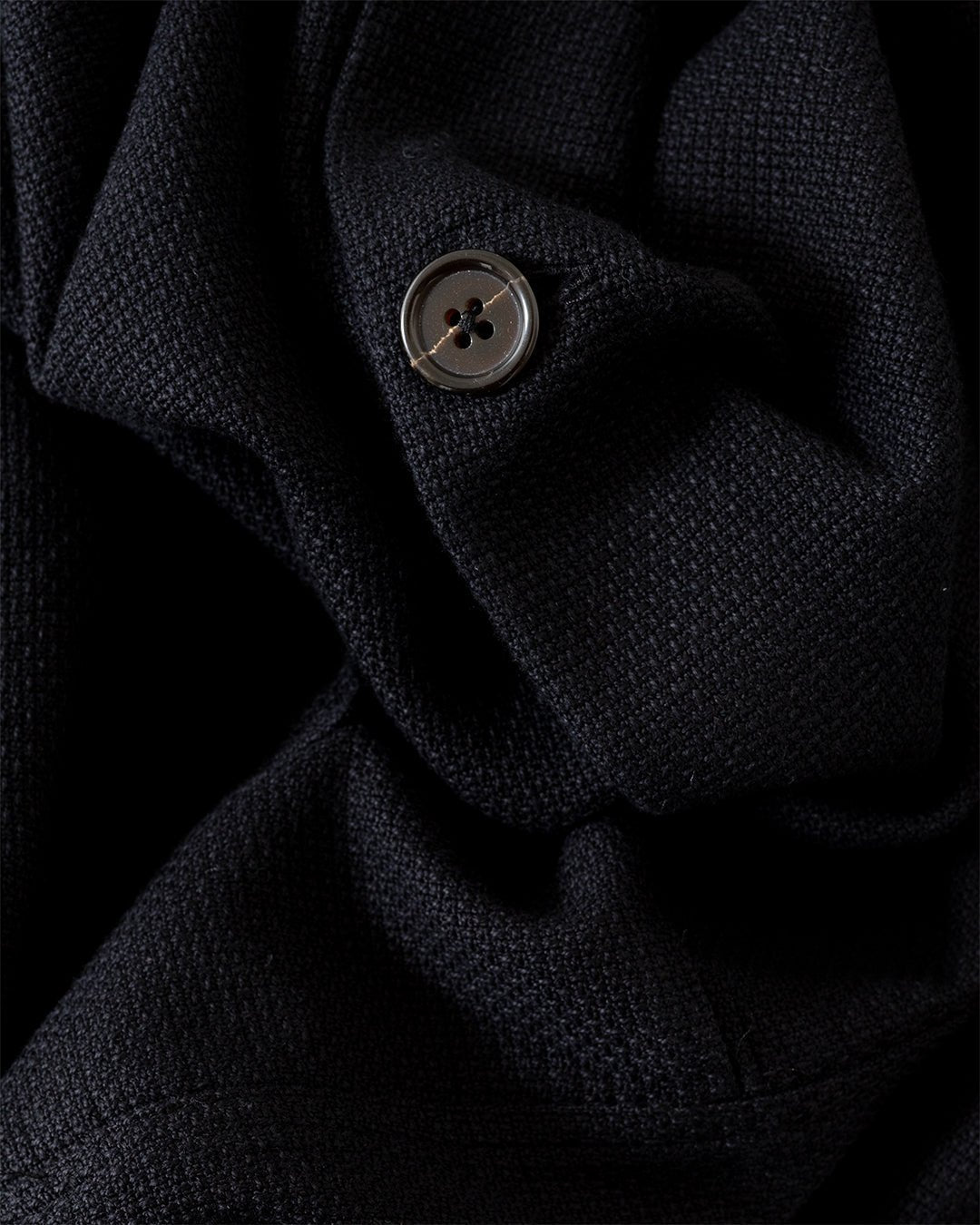 Travail Overshirt Kendal Cotton Black - UNIVERSAL WORKS